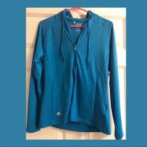 NWOT. Adidas Climalite Hooded jacket size medium.